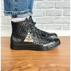 ❤️Converse Chuck 70 Woven Leather Size 6 Men's Shoes Sneakers Black A14450C